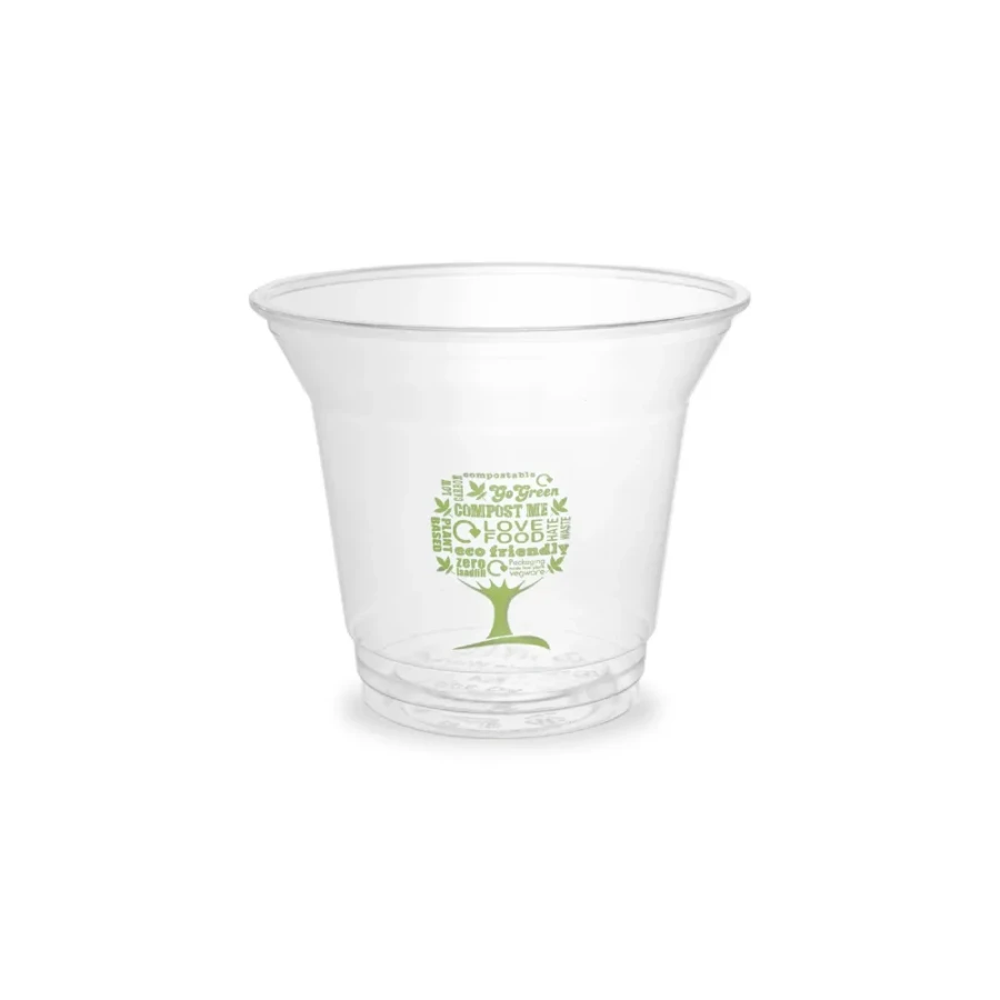 Kubek do napojów zimnych i deserków 255 ml fi 96 PLA - 50 sztuk