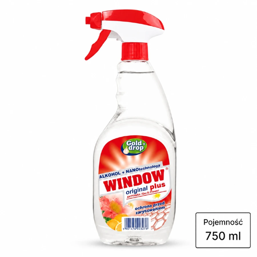 Płyn do szyb WINDOW ANTYPARA Exotic Flower 750 ml