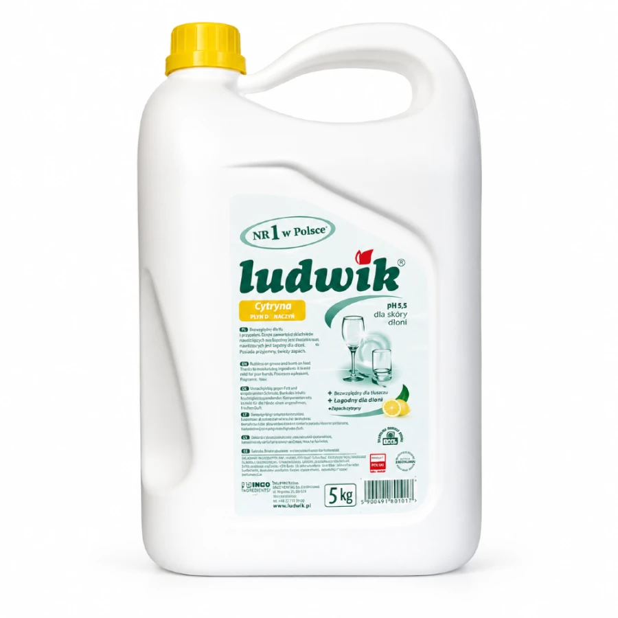 Ludwik płyn do mycia naczyń 5L cytryna