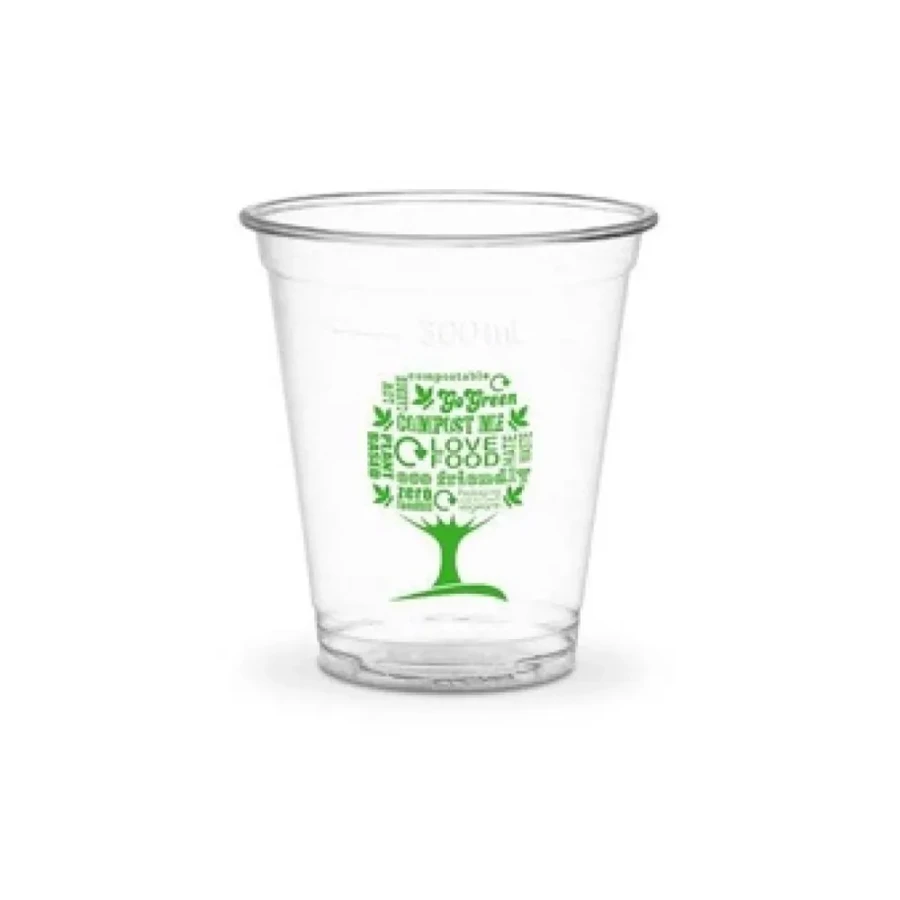 Kubek do napojów zimnych i deserków 300 ml fi 96 mm PLA - 50 sztuk
