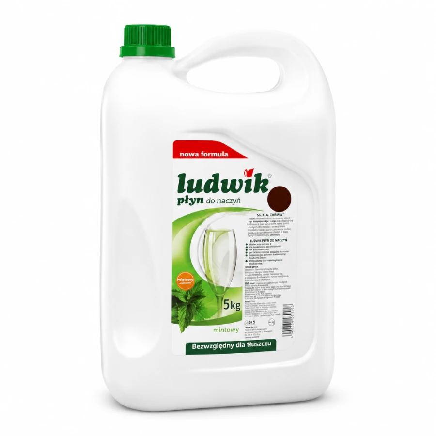 Ludwik płyn do mycia naczyń 5L mięta