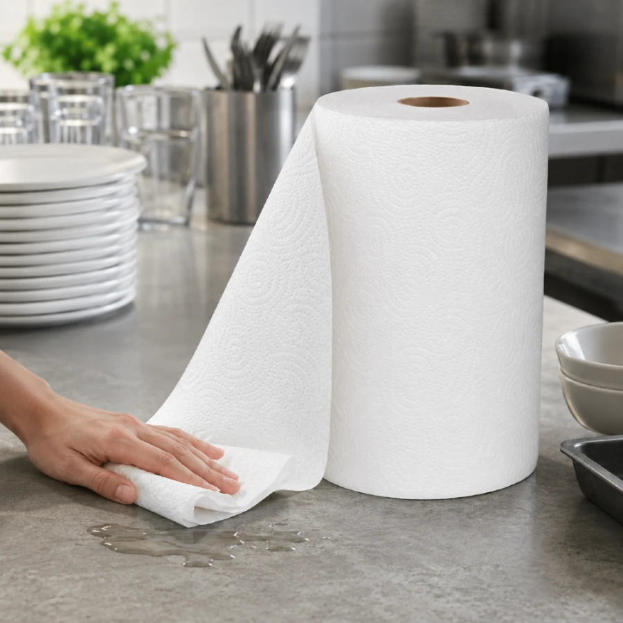 Ręcznik papierowy XXL 2-warstwowy 20,3 cm x 100 m - 1 szt.