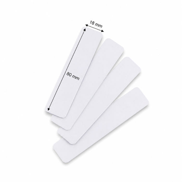 Etykieta PVC samoprzylepna do druku urządzeniem COLOP E-mark 80 x 18 mm - 50 szt