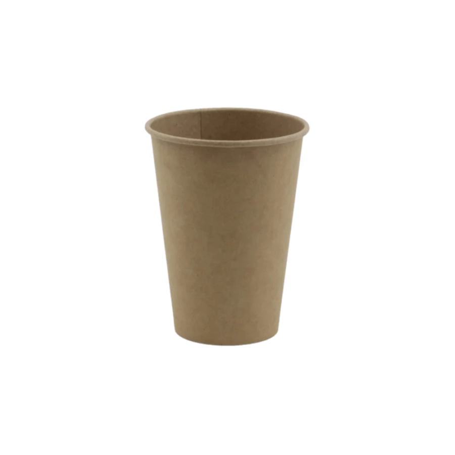 Kubek jednościankowy kraft, fi 70 mm, 180 ml - 100 sztuk