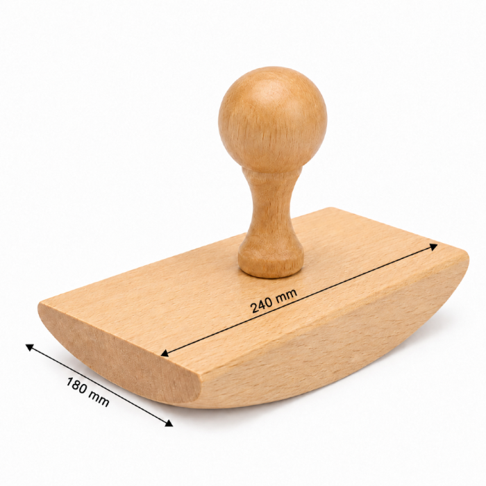 Duży stempel drewniany do znakowania 240 mm x 180 mm