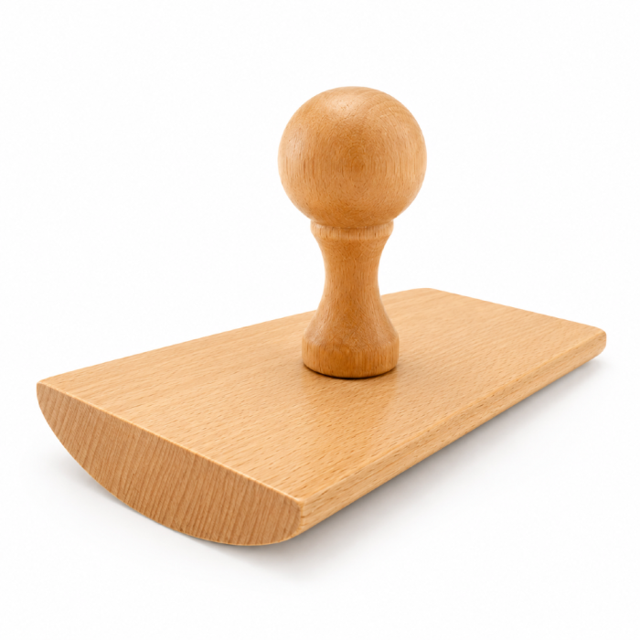 Duży stempel drewniany do znakowania 140 mm x 80 mm