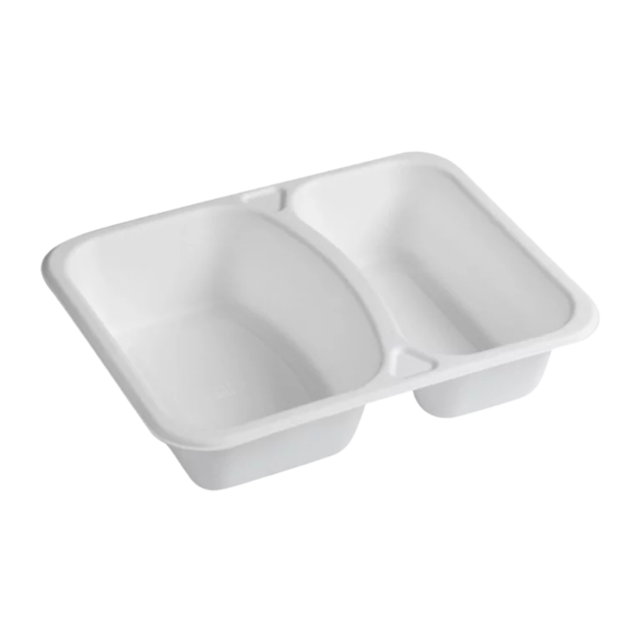 Pojemnik do zgrzewania dwudzielny 22,7 cm x 17,8 cm x 5 cm - 50 sztuk