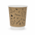 Kubek papierowy, termiczny dwuwarstwowy kraft z nadrukiem 250 ml, fi 80 mm- 25 sztuk