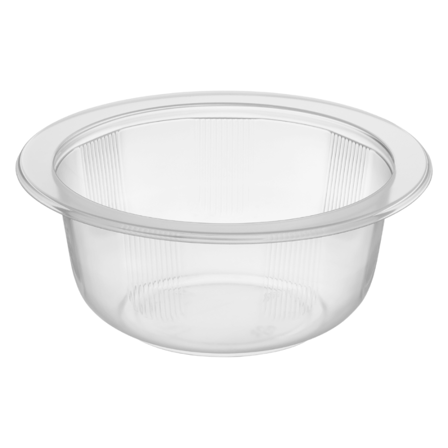 Miska transparentna na zupę, do zgrzewu fi 149 mm, 500 ml - PREMIUM, PP - 50 szt.