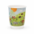 Kubek papierowy termiczny dwuwarstwowy trawa z nadrukiem SUMMER 300 ml fi 90 mm - 25 sztuk