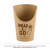 Pudełko na wrapa, tortillę i frytki kraft - 350 ml - 65 sztuk