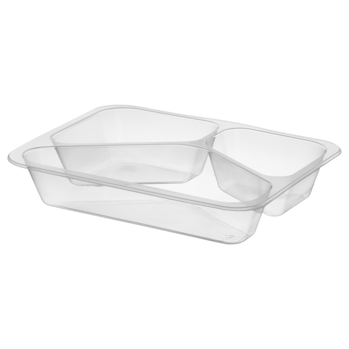 Pojemnik transparentny T-3 do zgrzewu 227 x 178 x 40 mm - PREMIUM, PP - 50 szt.