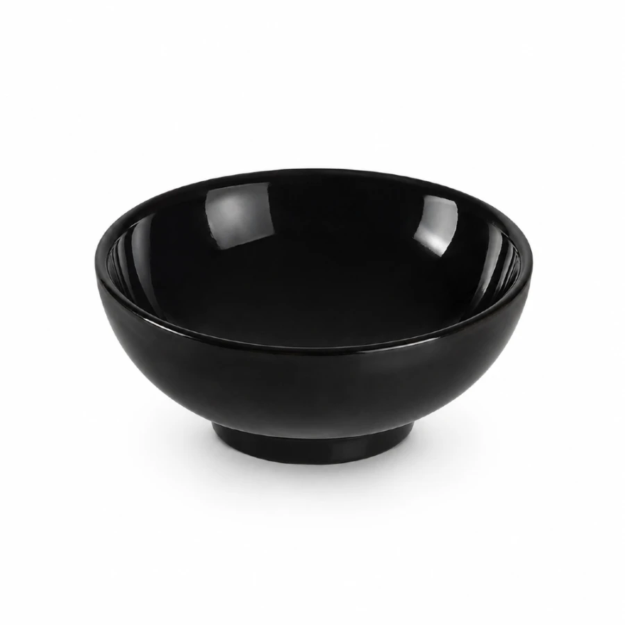 Pojemniki na przekąski okrągłe fingerfood 65 ml, czarne fi 7,2 cm - 50 sztuk
